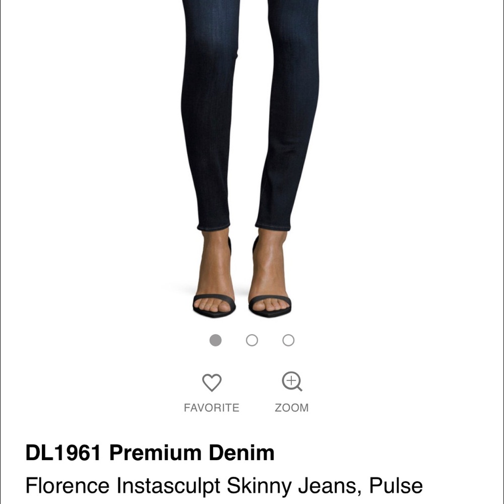 Black designer jeans